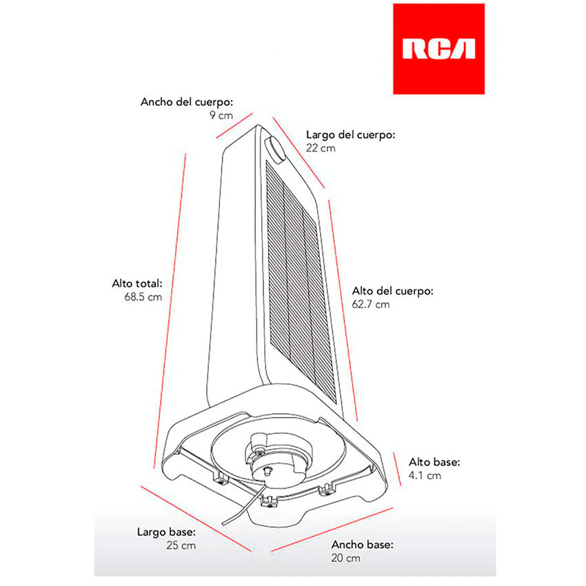 CALEFACTOR DE FIBRA DE CARBONO RCA