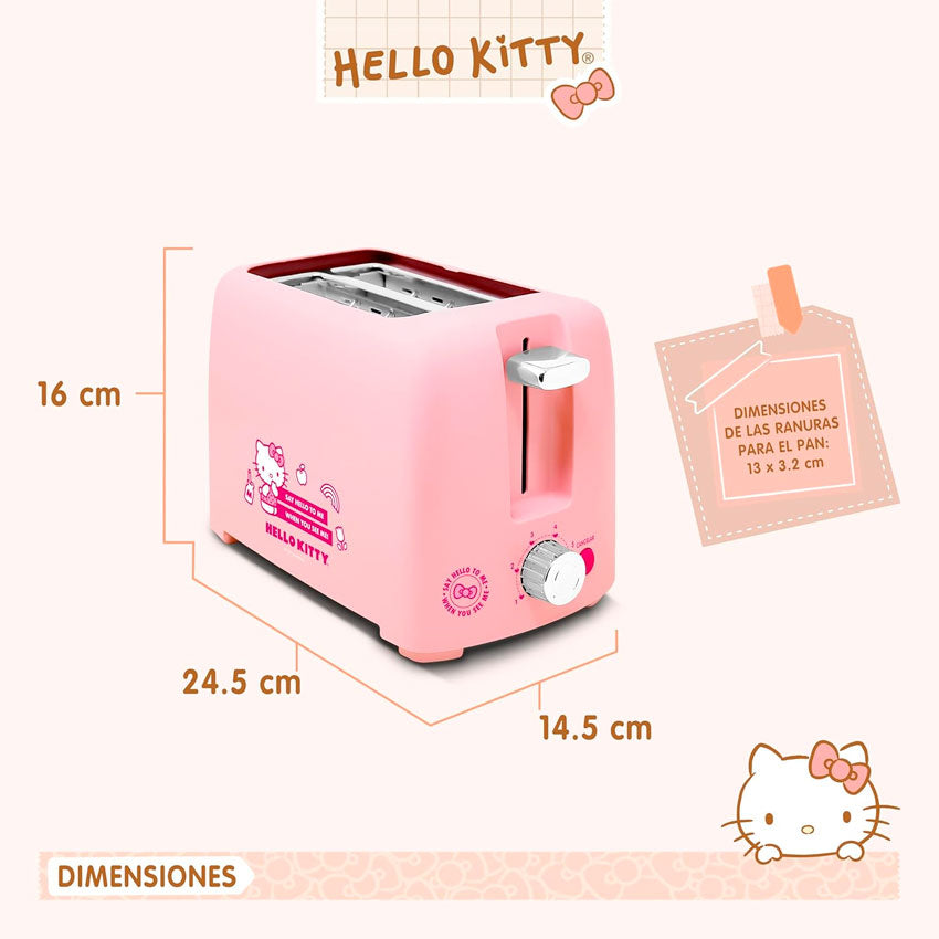 RCA TOSTADOR DE PAN HELLO KITTY
