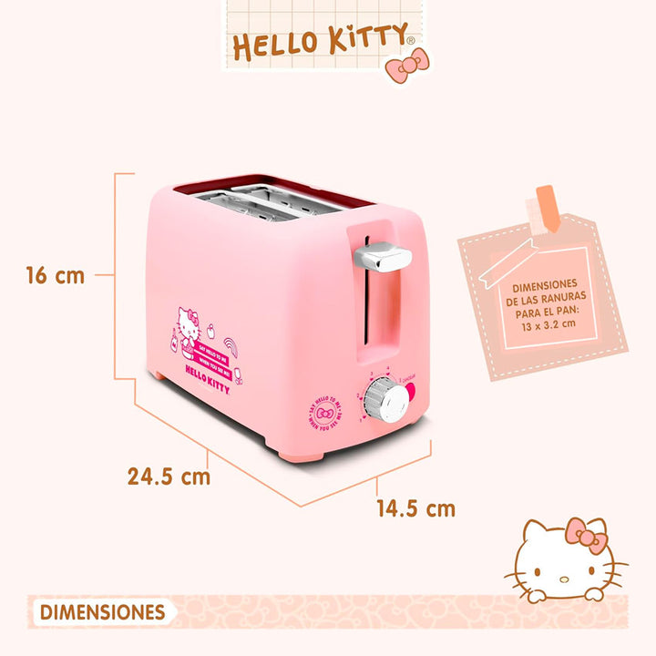 RCA TOSTADOR DE PAN HELLO KITTY