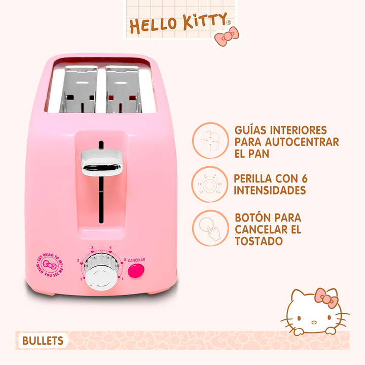 RCA TOSTADOR DE PAN HELLO KITTY