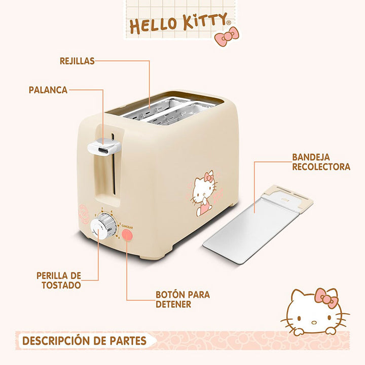 Tostador de Pan Hello Kitty Blanco Rca