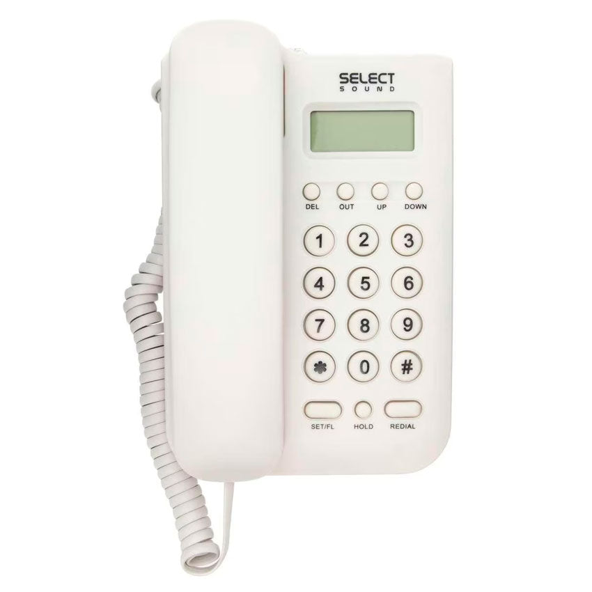 SELECT SOUND TELEFONO ALAMBRICO BLANCO