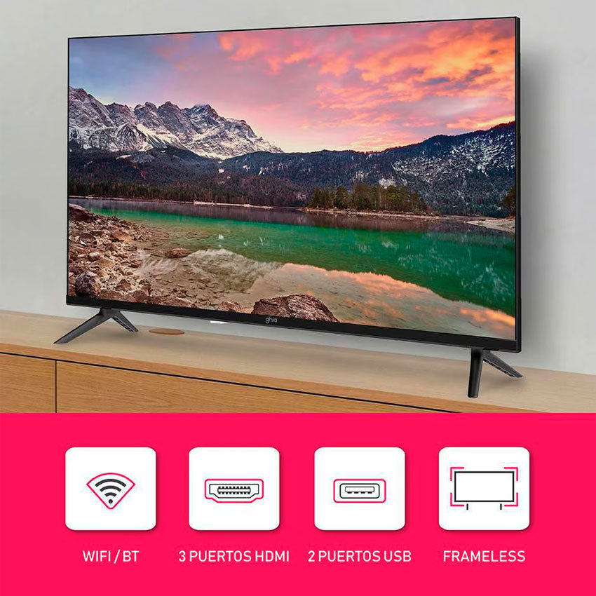 GHIA SMART TV WHALE 32” D-LED HD DOLBY AUDIO
