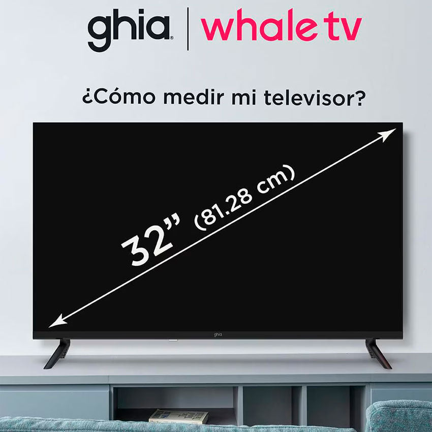 GHIA SMART TV WHALE 32” D-LED HD DOLBY AUDIO