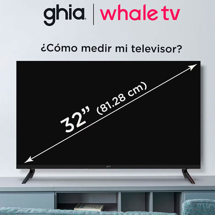GHIA SMART TV WHALE 32” D-LED HD DOLBY AUDIO