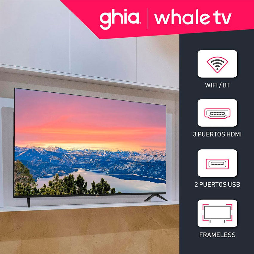 TV GHIA 65" LED 4K ULTRA HD SMART WHALE TV (TV-1082)