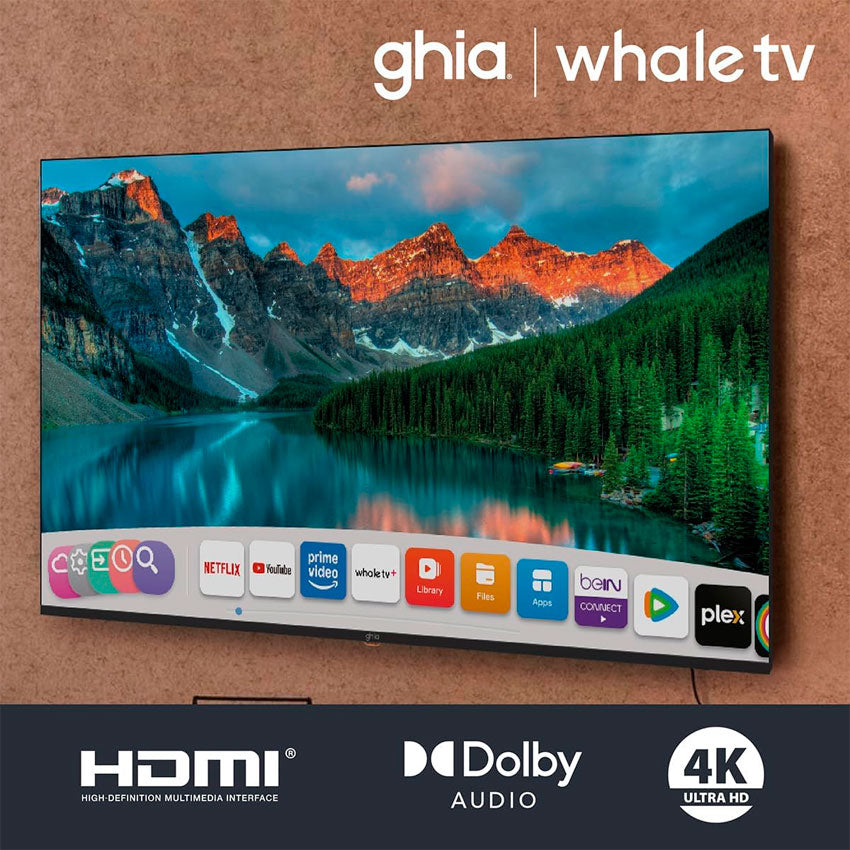 TV GHIA 65" LED 4K ULTRA HD SMART WHALE TV (TV-1082)