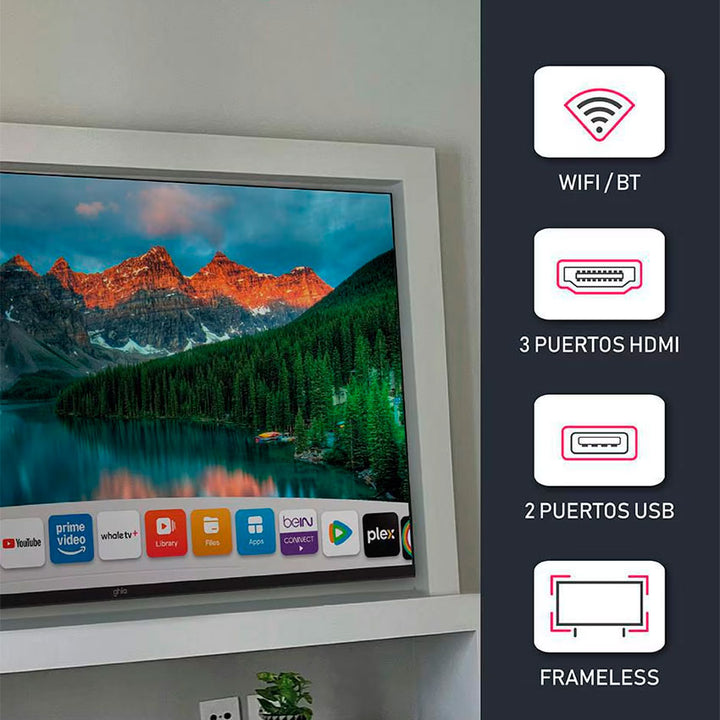 GHIA SMART TV WHALE 43” FHD D-LED 60 HZ WIFI DOLBY AUDIO