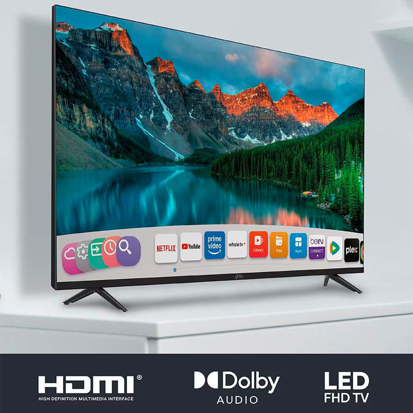 GHIA SMART TV WHALE 43” FHD D-LED 60 HZ WIFI DOLBY AUDIO