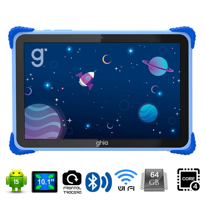 GHIA TABLET INFANTIL 10.1" 4 GB RAM 64 GB MEMORIA INTERNA