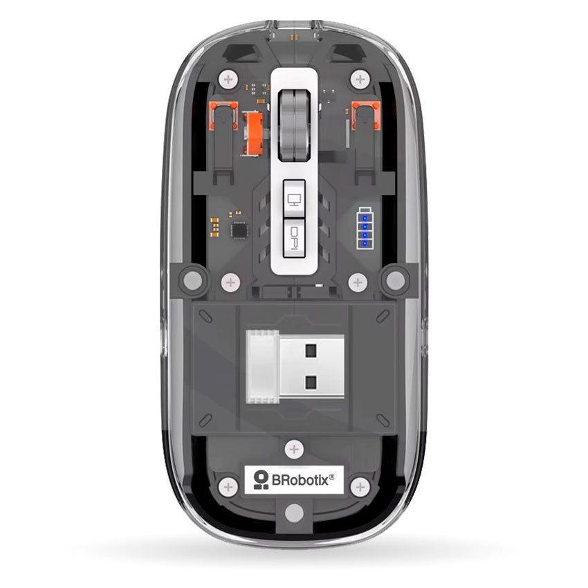 Mouse Inal. y Recargable Brobotix