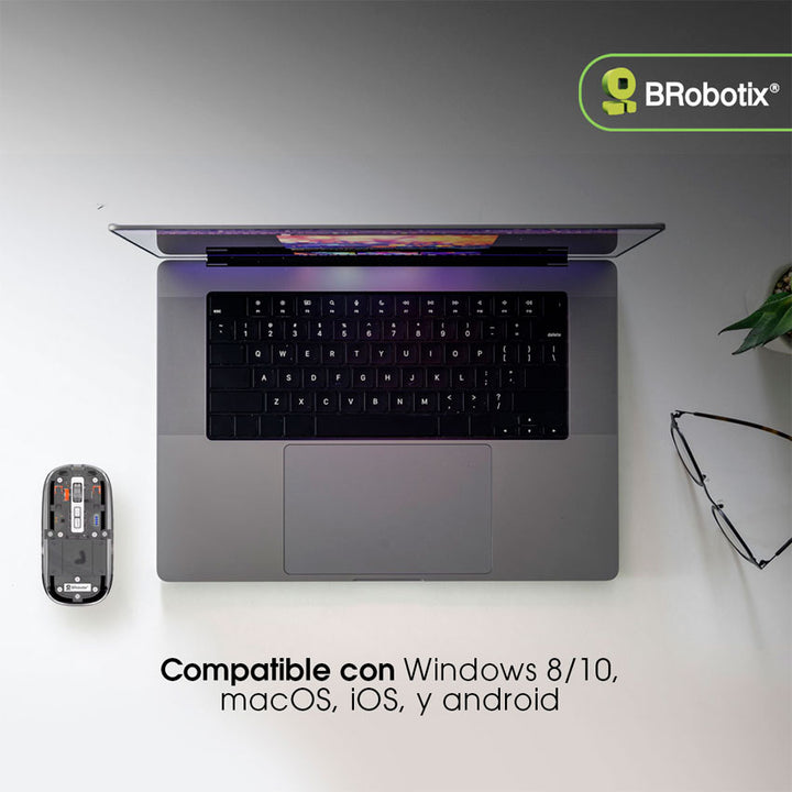 Mouse Inal. y Recargable Brobotix