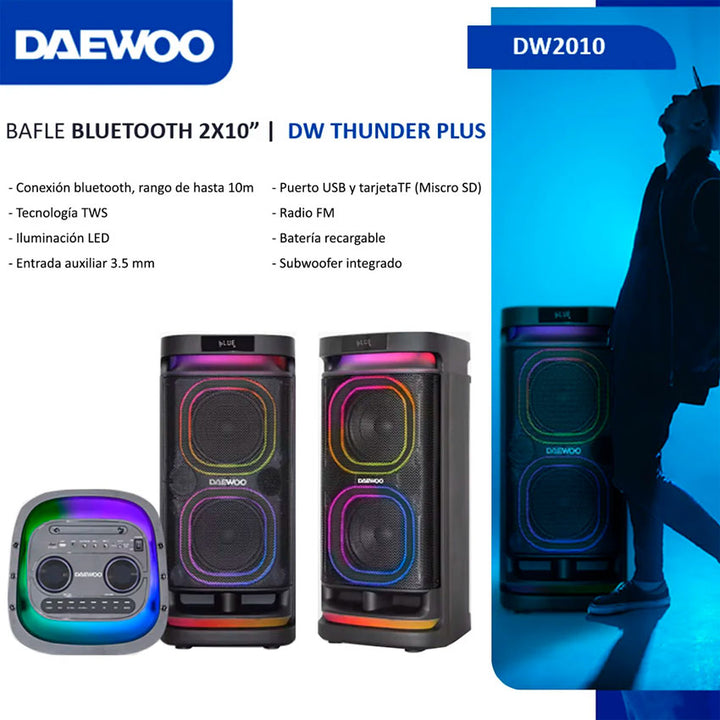 DAEWOO BAFLE 2 X 10"