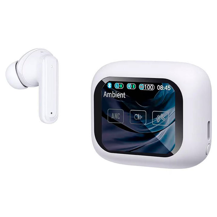 SELECT SOUND SS-PLAY BTH050 | AUDÍFONOS INALÁMBRICOS BLUETOOTH CON PANTALLA TÁCTIL BLANCO