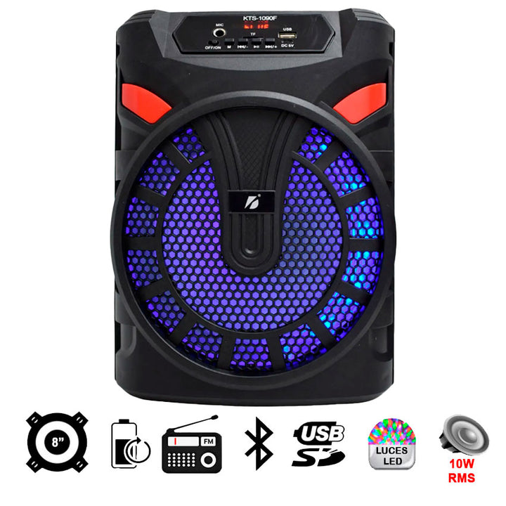 LINKBITS BAFLE 8 PULGADAS 10WATTS RMS BLUETOOTH