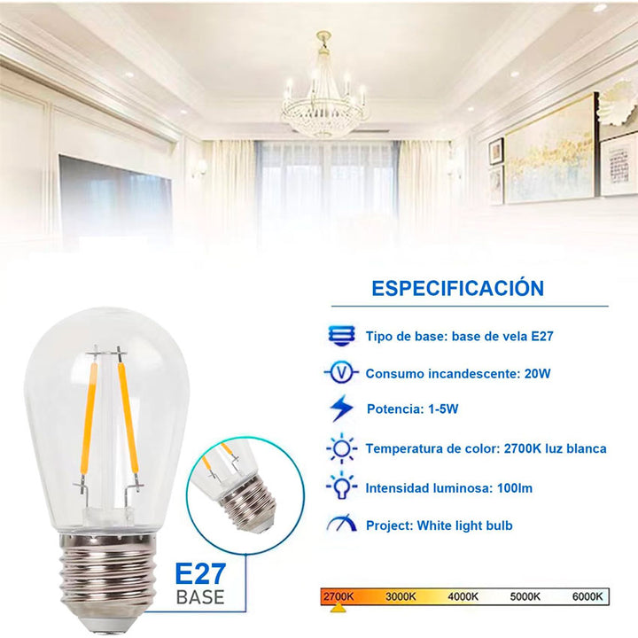 TIANLAI FOCO LED AMARILLO 1/5 WATTS