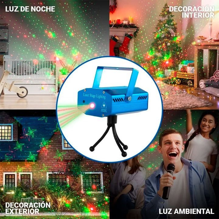 MINI PROYECTOR DE LUZ LED LASER TIANLAI