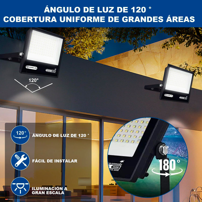 REFLECTOR LUZ LED PARA EXTERIOR 100