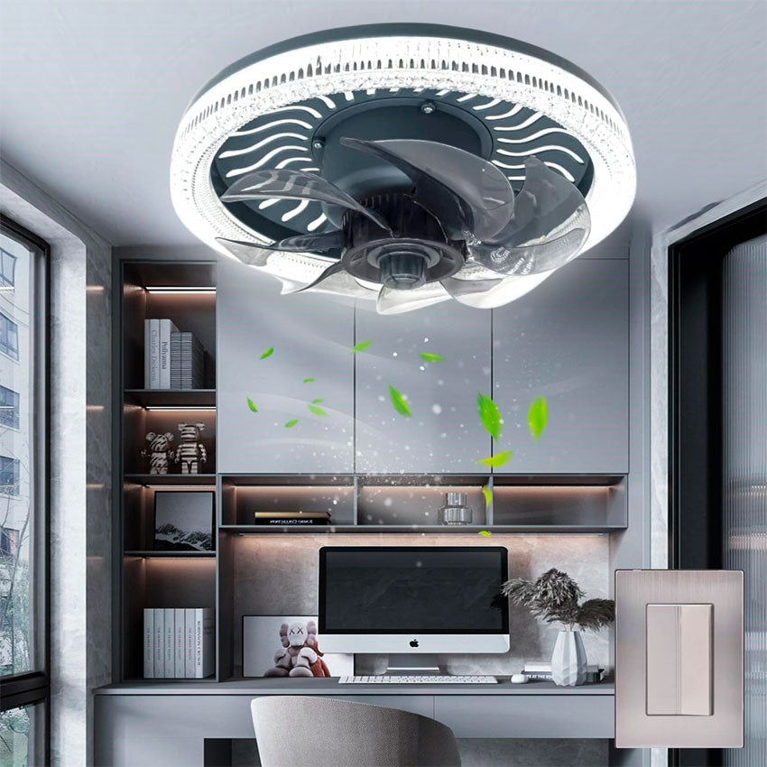 MEGALUZ LAMPARA LED CON VENTILADOR