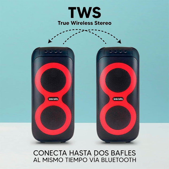 LINKBITS SB417T BOCINA BLUETOOTH PORTATIL COLOR NEGRO