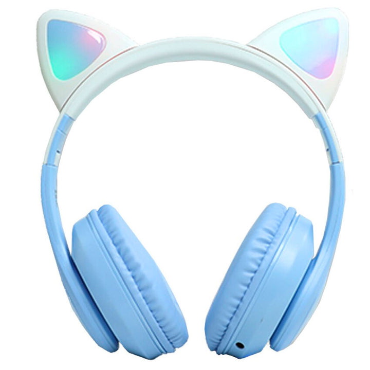 LINKBITS AUDIFONOS BLUETOOTH ON EAR COLOR AZUL GATO