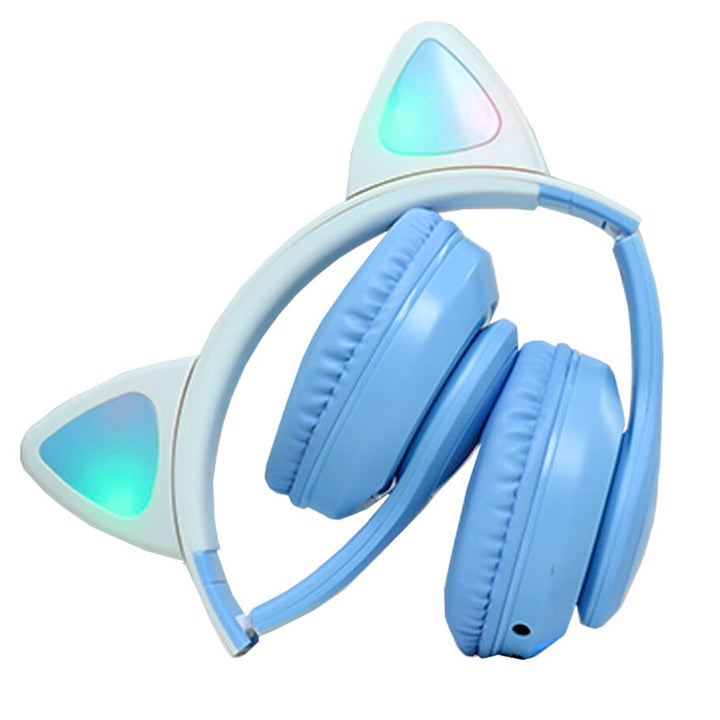 LINKBITS AUDIFONOS BLUETOOTH ON EAR COLOR AZUL GATO