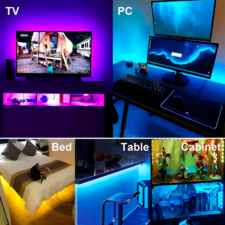 TIRA DE LUZ LED 5M TIANLAI RGB