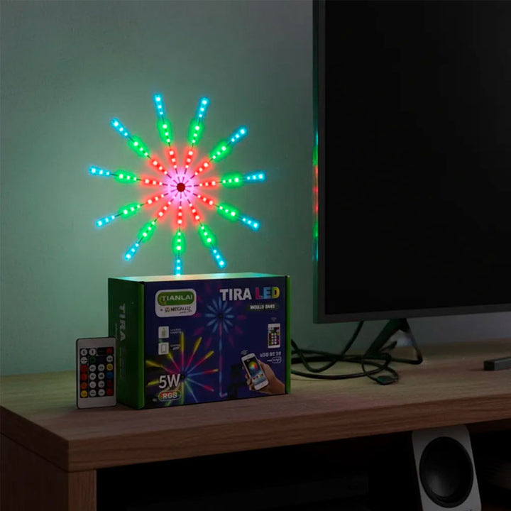 TIRA LED FORMA FUEGOS ARTIFICIALES TIANLAI