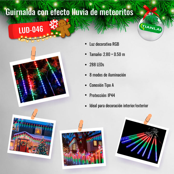 SERIE LUCES LED FORMA BENGALA TIANLAI