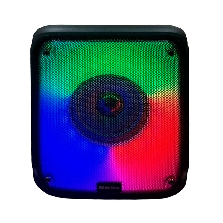 LINKBITS BOCINA BLUETOOTH KTS 3" CON MICRÓFONO ALÁMBRICO 10W RMS LED RADIO FM