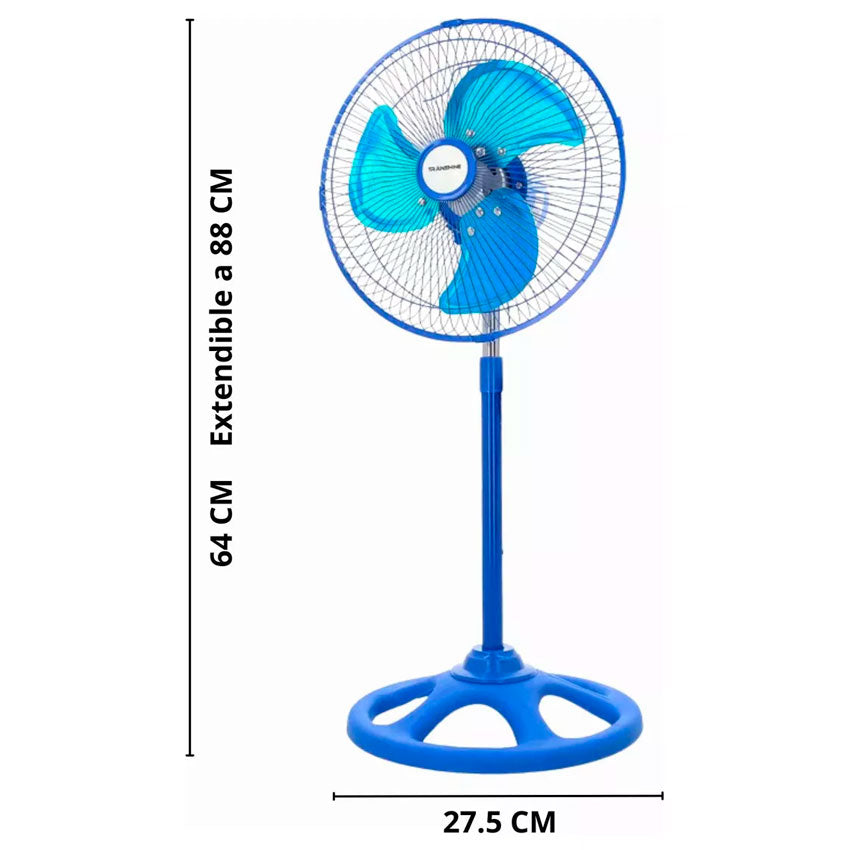 LINKBITS VENTILADOR DE PEDESTAL 10" C/4 PZAS