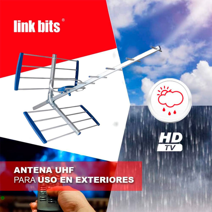 Linkbits Antena Digital para Tv Aerea Exterior