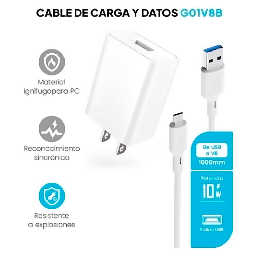 ADAPTADOR AC USB AEK INCLUYE CABLE USB MICRO AEK