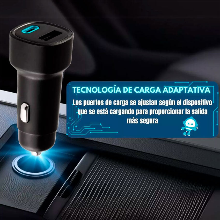 ADAPTADOR DC USB AEK 15.5W INC. CABLE USB TIPO "C"