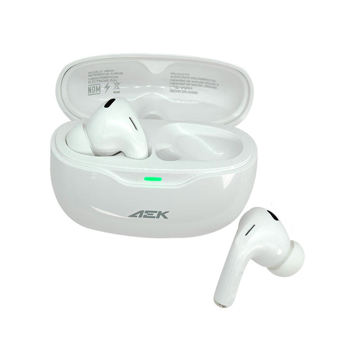 AEK AUDIFONOS TRUE WIRELESS BLANCO