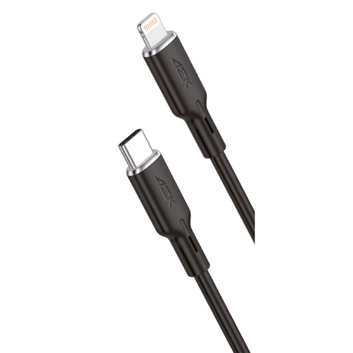 CABLE USB TIPO "C" A USB LIGHTNING AEK