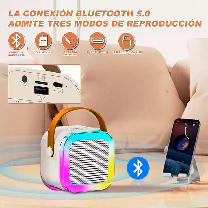 BOCINA BLUETOOTH MUSICORD KARAOKE C/MICROFONO (LINKBITS)