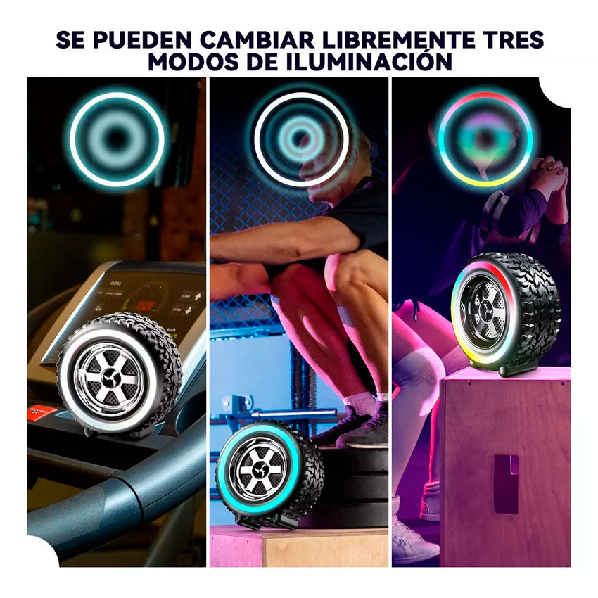 BOCINA BLUETOOTH MUSICORD NEUMATICO (LINKBITS)