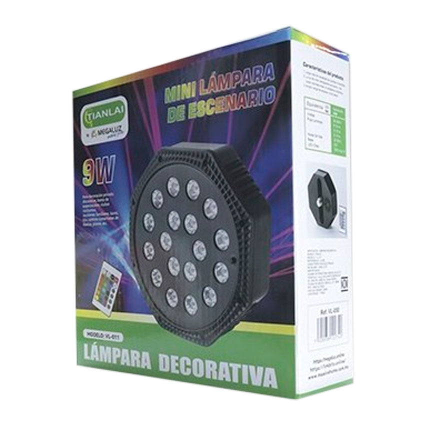 TIANLAI LAMPARA DECORATIVA 9W (45W) RGB