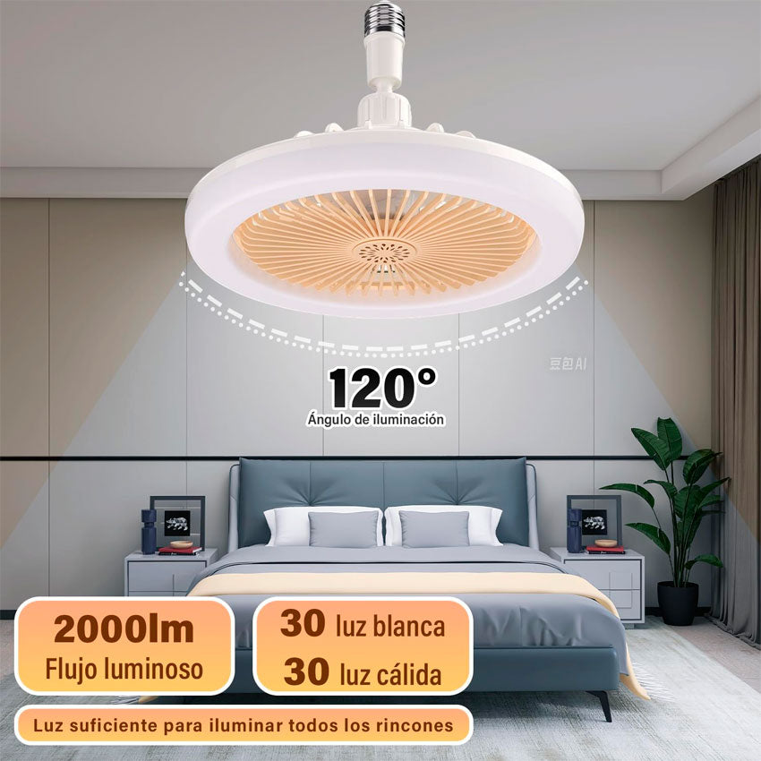 LAMPARA VENTILADOR DE TECHO 11 PULG MEGALUZ