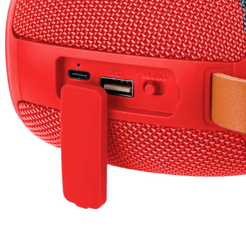 KTS KTS-1677 BOCINA BLUETOOTH FABRIC COLOR ROJO