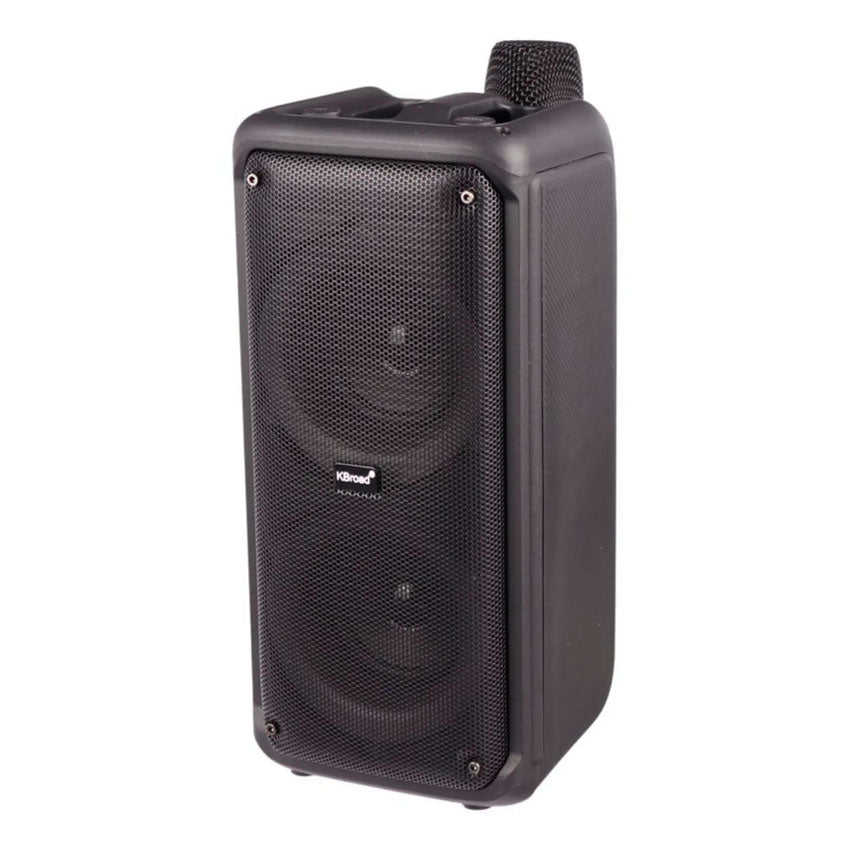 KTS KTS-1973 BOCINA BLUETOOTH 2 X 3" TORRE CON MICROFONO COLOR NEGRO