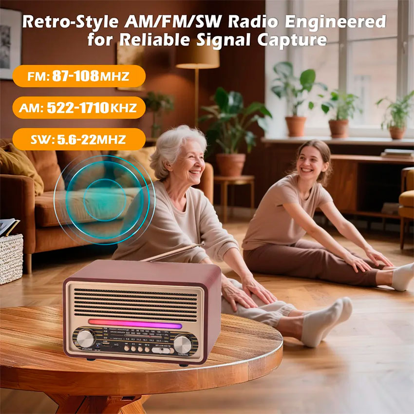 RADIO BLUETOOTH LINKBITS RETRO VINTAGE
