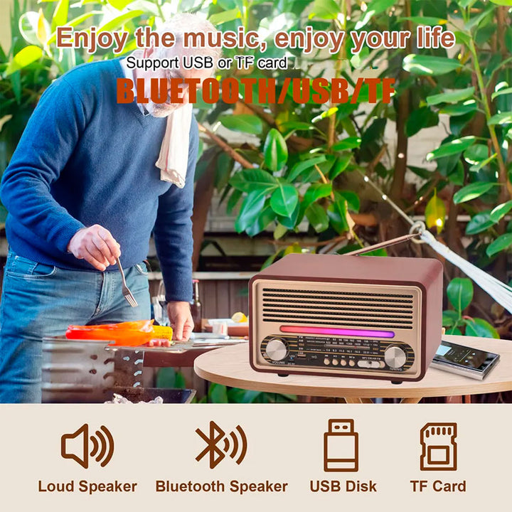 RADIO BLUETOOTH LINKBITS RETRO VINTAGE