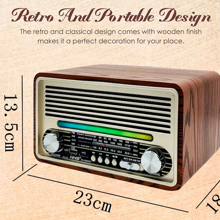 RADIO BLUETOOTH LINKBITS RETRO VINTAGE