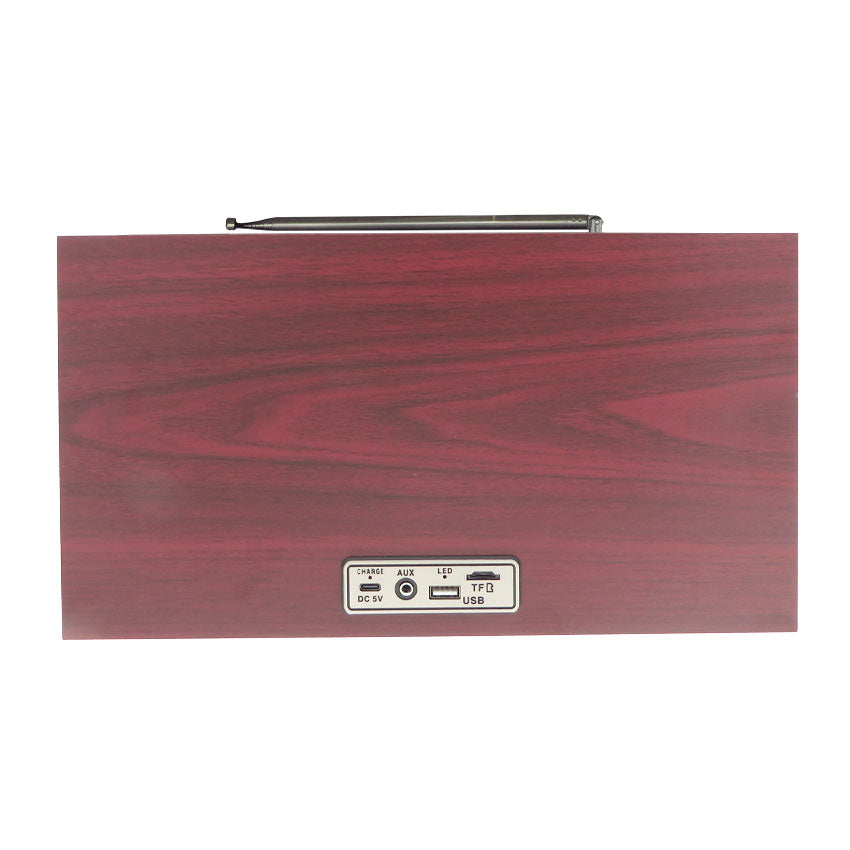 Linkbits Radio Bluetooth Retro Vintage Recargable con Bocina Fm/am/sw