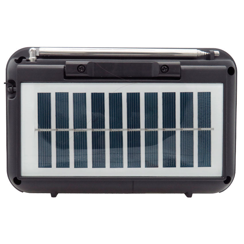 Linkbits Radio Bluetooth Retro con Panel Solar y Reproductor Fm/am/sw