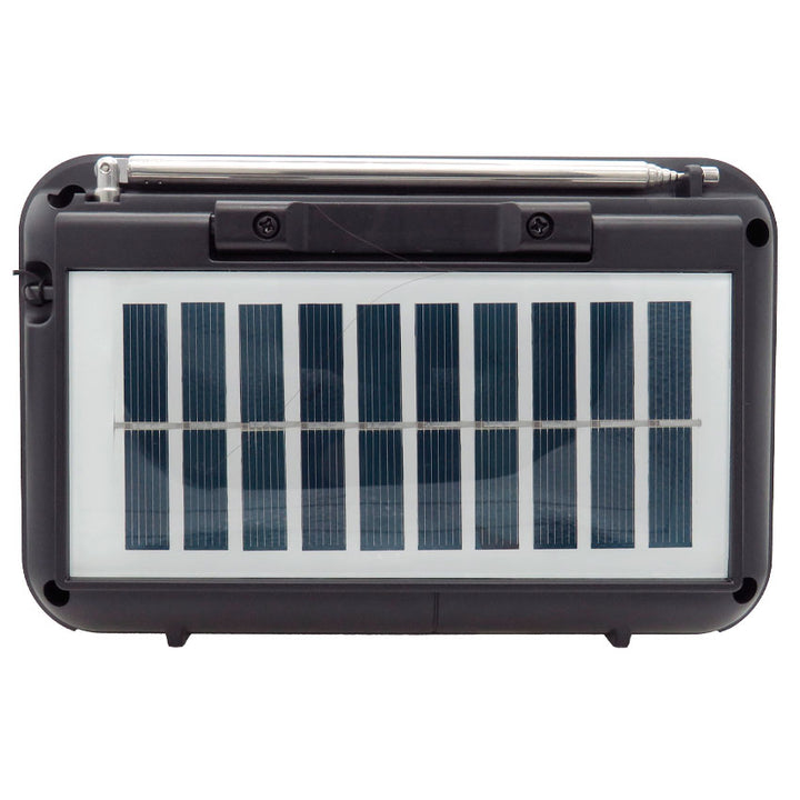 Linkbits Radio Bluetooth Retro con Panel Solar y Reproductor Fm/am/sw