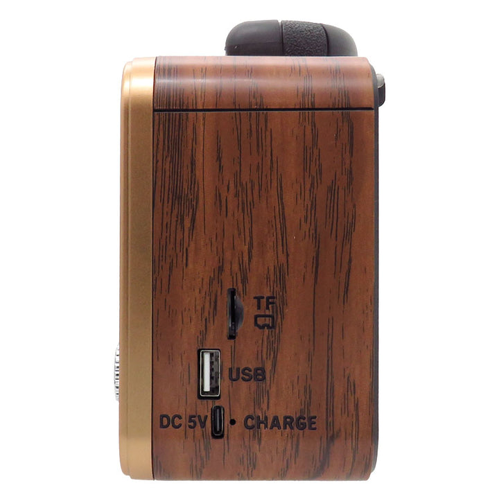 Linkbits Radio Bluetooth Retro Vintage Am Fm Usb Micro Sd