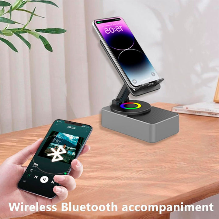 LINKBITS BOCINA BLUETOOTH CON SOPORTE PARA CELULAR PORTATIL